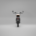 Load image into Gallery viewer, Maeving RM1S (White Tank), Tan Seat, Carbon Fibre Mudguards
