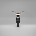 Load image into Gallery viewer, Maeving RM1 (White Tank), Tan Seat, Black Mudguards
