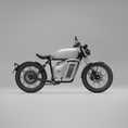 Load image into Gallery viewer, Maeving RM1 (Silver Tank), Black Seat, Carbon Fiber Mudguards
