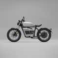 Load image into Gallery viewer, Maeving RM1S (Silver Tank), Black Seat, Carbon Fibre Mudguards
