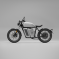 Load image into Gallery viewer, Maeving RM1 (Silver Tank), Black Seat, Carbon Fiber Mudguards
