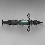 #tank_green_tank_seat_black_seat_mudguards_carbon_fibre_mudguards_and_carbon_fibre_infills