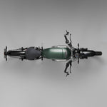 #tank_green_tank_seat_black_seat_mudguards_black_mudguards_and_carbon_fibre_infills