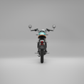 Load image into Gallery viewer, Maeving RM1 (Green Tank), Tan Seat, Carbon Fiber Mudguards
