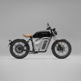 Load image into Gallery viewer, Maeving RM1 (Blackout Tank), Tan Seat, Carbon Fiber Mudguards
